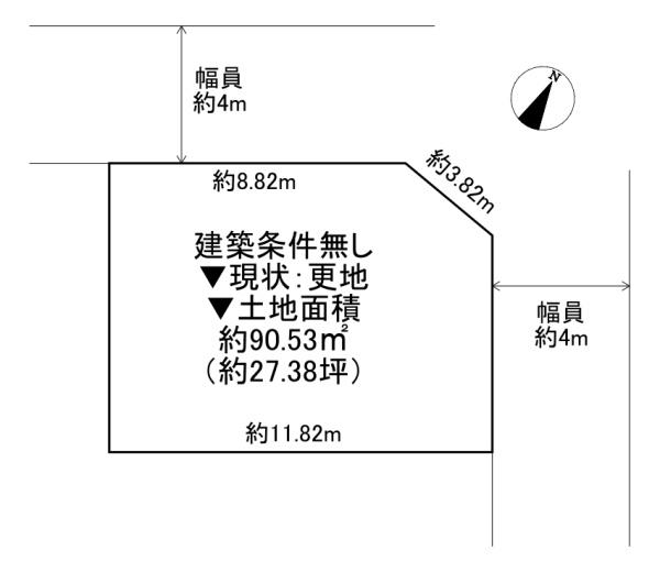 豊中市上野東1丁目　土地