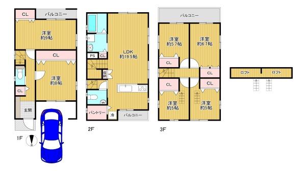 堺市南区高倉台　中古戸建