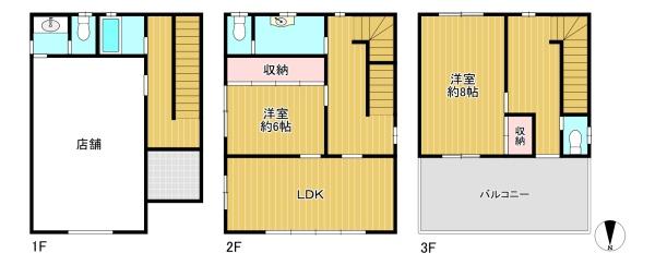 淀川区宮原2丁目　店舗付住宅
