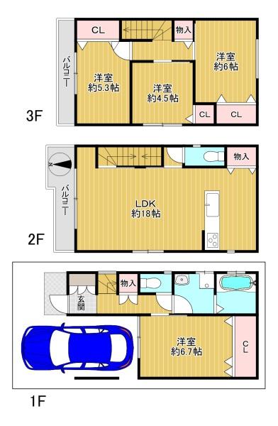 豊中市豊南町西4丁目　新築戸建