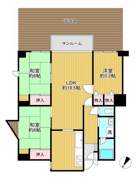 千里山ロイヤルマンション2番街D棟
