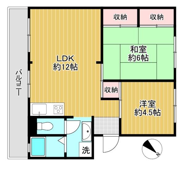 新北野第一コーポA棟