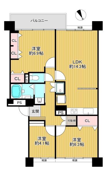 北緑丘第四住宅　18号棟
