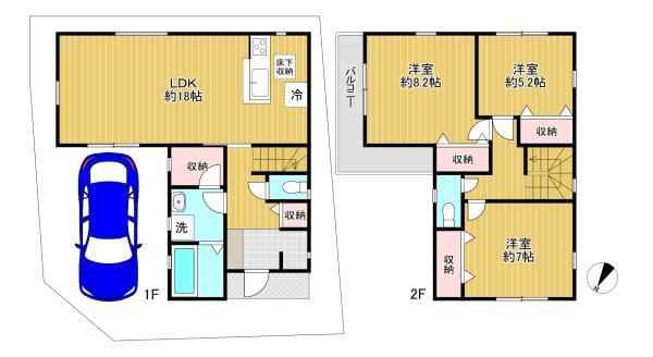 豊中市大島町4期　1号棟