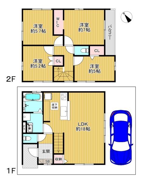 豊中市春日町2期1棟　新築戸建