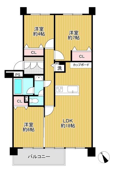 北緑丘第四住宅　18号棟　西棟