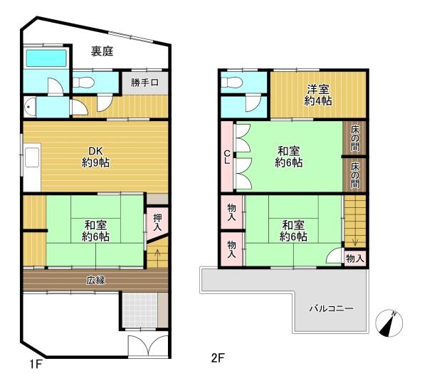 大阪市淀川区塚本４丁目の中古一戸建て
