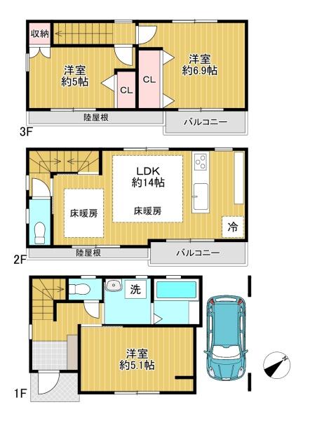豊中市永楽町4丁目　新築戸建