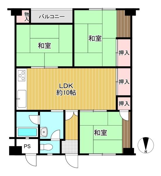千里南町第一次住宅A3棟