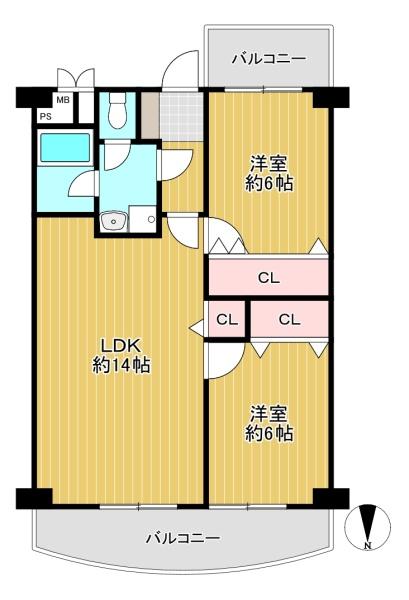 南茨木ハイタウン美沢B棟