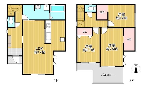 豊中市桜の町6期1号棟　新築戸建
