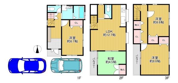 豊中市三国2丁目　中古戸建
