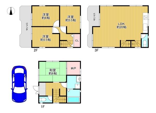 吹田市内本町3丁目　中古戸建