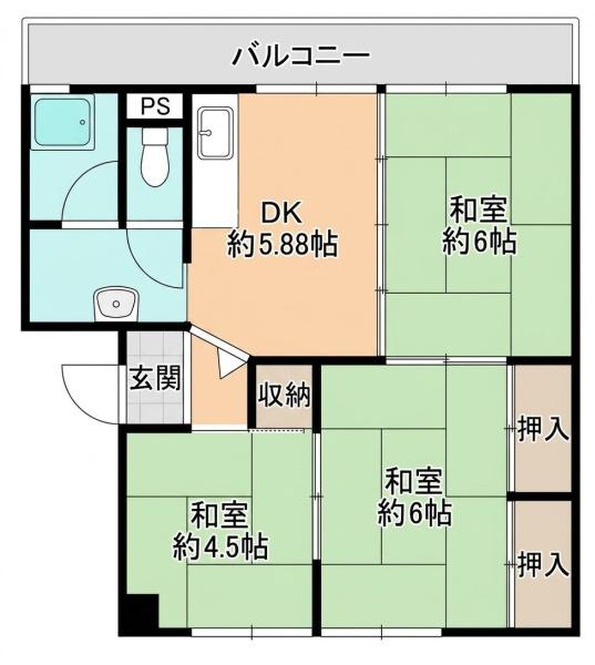 新北野第一コーポB棟