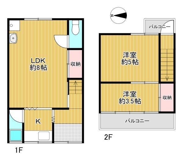 東大阪市六万寺町２丁目の中古一戸建て