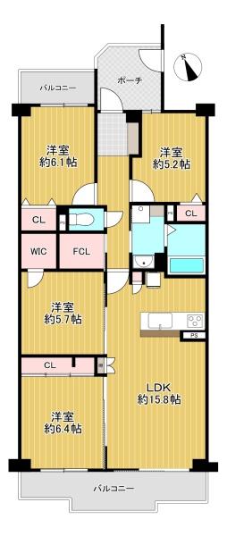 星和プラネタウン千里南第参期B棟