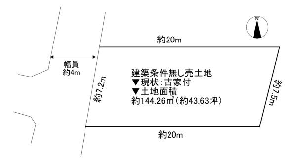 東大阪市稲田新町2丁目　土地
