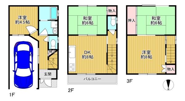 東大阪市吉田２丁目の中古一戸建て