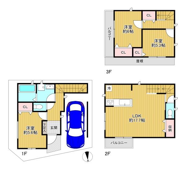 東大阪市稲葉4丁目　新築戸建