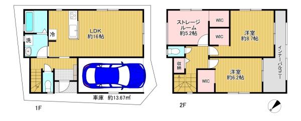 東大阪金岡3期1号棟　新築戸建