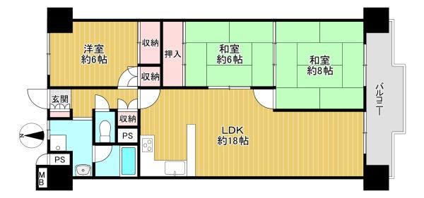 シャトー第２八戸の里