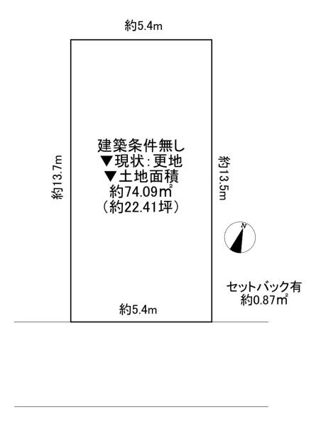 東大阪市上石切2丁目　土地