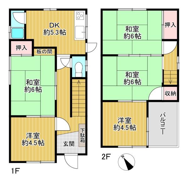 東大阪市大蓮東1丁目　中古戸建