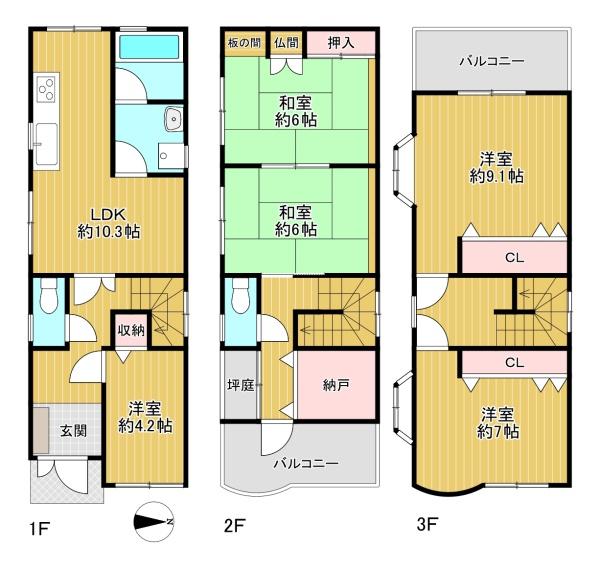 東大阪市箱殿町　中古戸建
