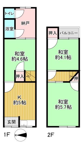 東大阪市日下町5丁目　中古テラスハウス