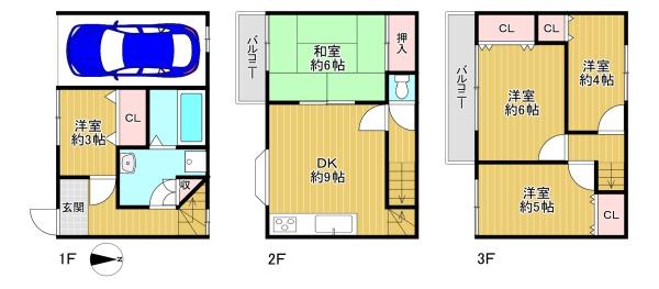 東大阪市中石切町5丁目　中古戸建