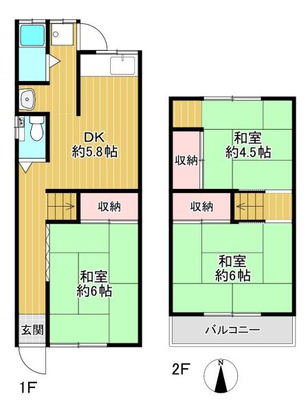 東大阪市喜里川町の中古一戸建て