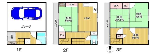 東大阪市南荘町　中古戸建