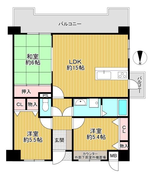 ローレルスクエア近鉄吉田３番館