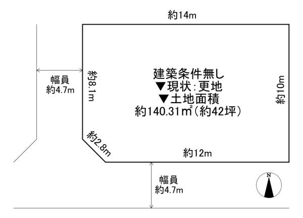 東大阪市日下町５丁目の土地