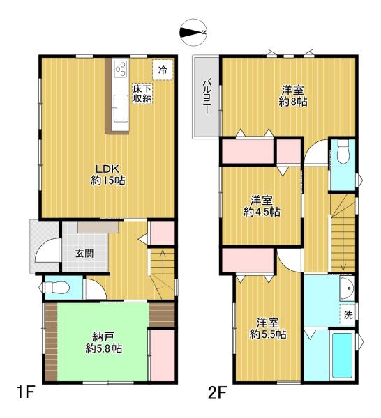 東大阪市第2北石切町　4号棟　新築戸建
