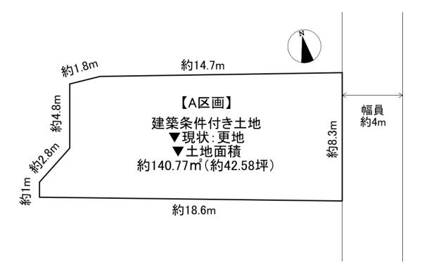 東大阪市北石切町の土地