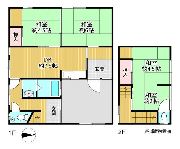 大阪市西成区南津守3丁目　中古テラスハウス