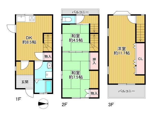 東大阪市御幸町　中古戸建