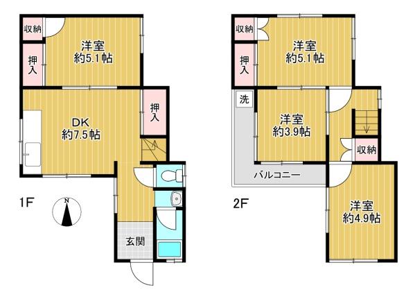 東大阪市六万寺町１丁目の中古一戸建て
