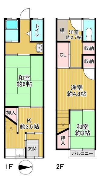 大阪市大正区泉尾５丁目の中古一戸建て