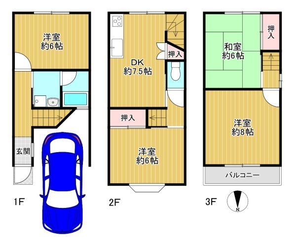 東大阪市稲田本町2丁目　中古戸建