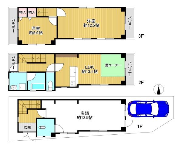 東大阪市玉串元町1丁目　中古戸建