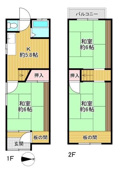 大東市錦町の中古一戸建て