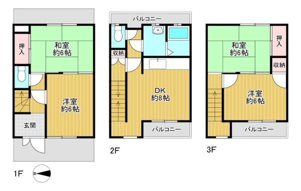 東大阪市高井田本通3丁目　中古テラス