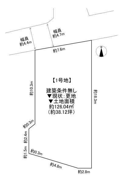 東大阪市六万寺町第2　1号地　土地