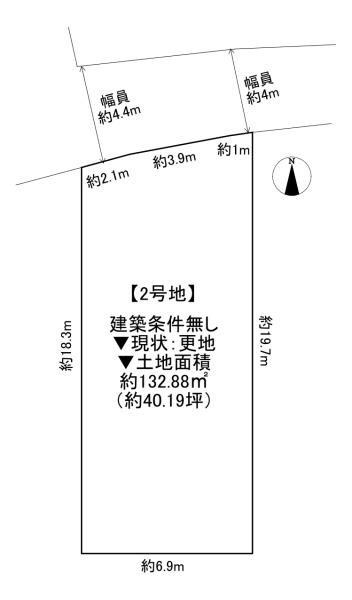 東大阪市六万寺町第2　2号地　土地