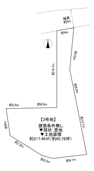 東大阪市六万寺町第2　3号地　土地