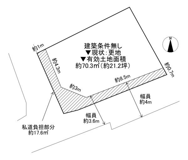 東大阪市箕輪1丁目　土地