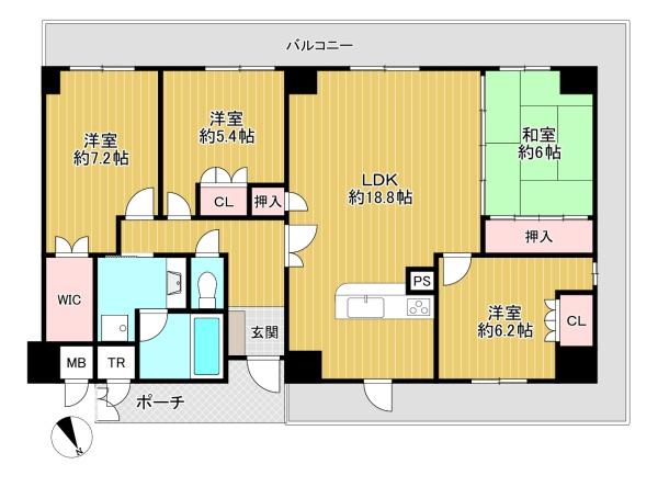 クレール八戸ノ里ソレイユ