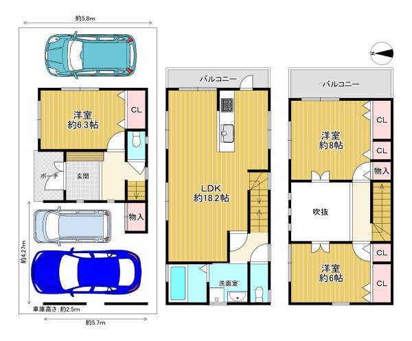 東大阪市楠根３丁目の中古一戸建て